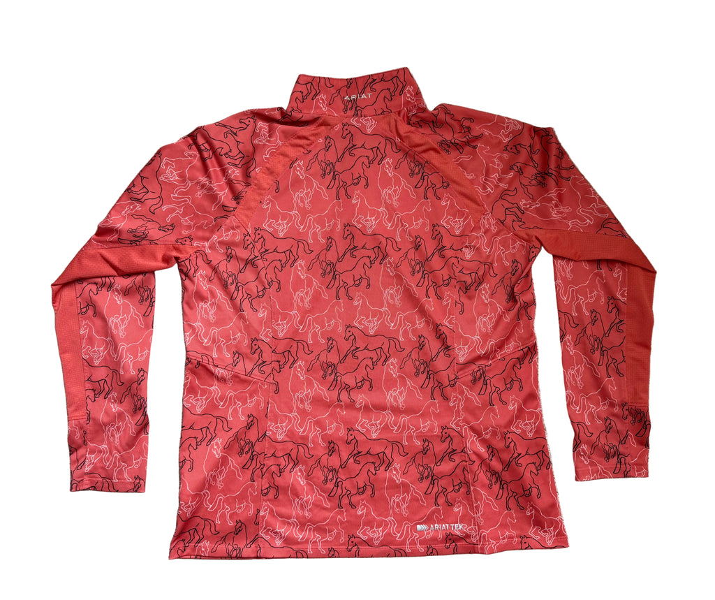 AriatTEK Horse Print Performance Shirt - XL