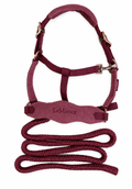 LeMieux Vogue Headcollar & Lead Rope – Maroon (Full)