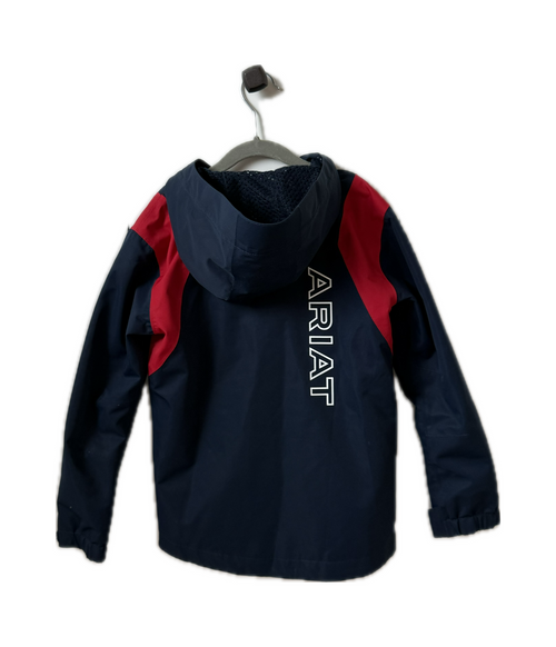 Ariat Youth SM/8 Navy/Red Jacket