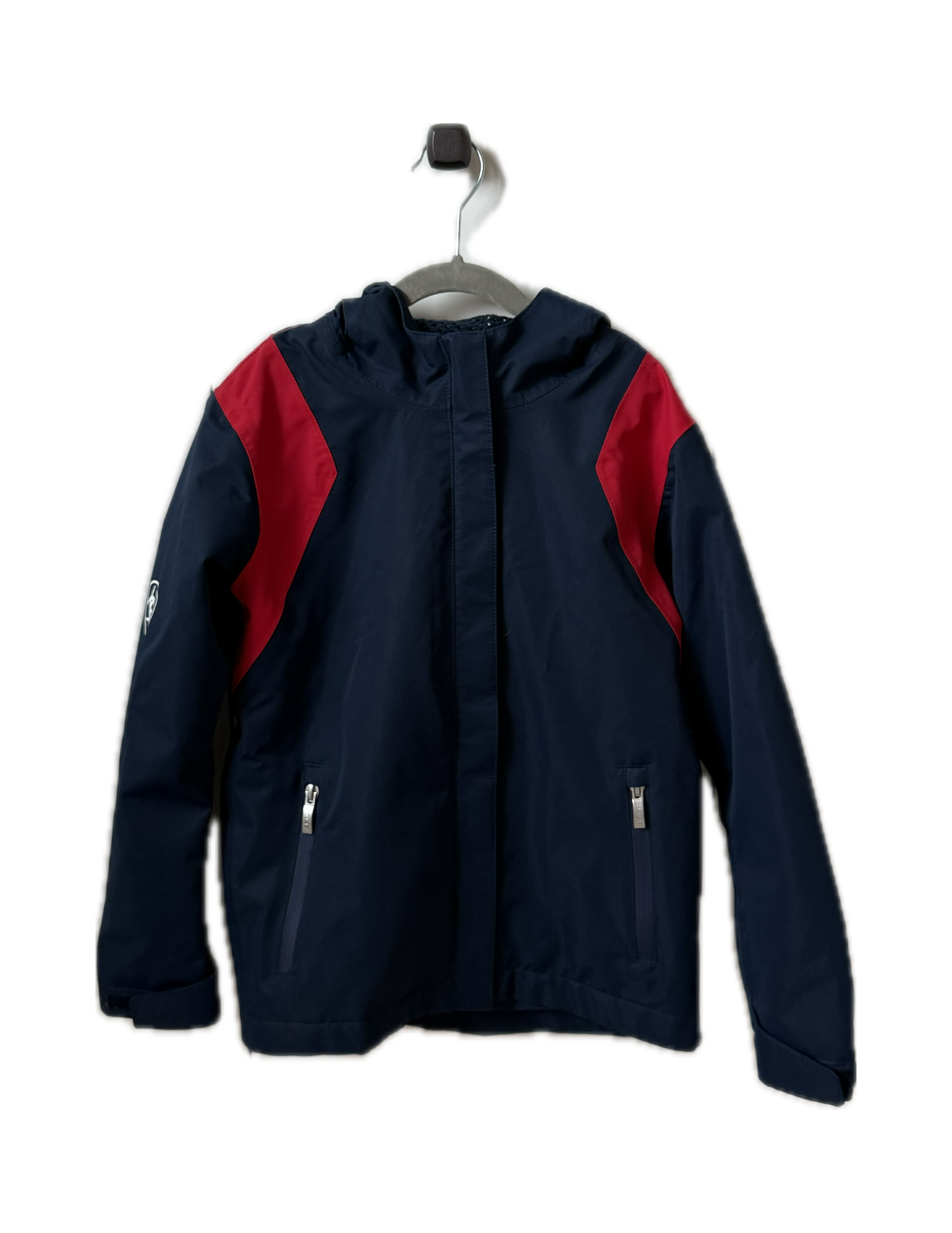 Ariat Youth SM/8 Navy/Red Jacket